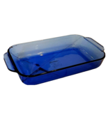 Pyrex Cobalt Blue Baking Dish 232-R A-241 Rectangle 2 Qt Oven Ware Casse... - £23.60 GBP