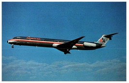 American Airlines Super 80 142 Passenger Plane Airplane Postcard - £7.73 GBP