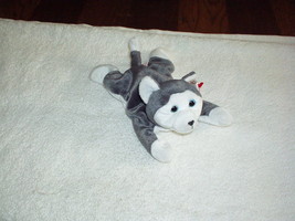 Nanook The Husky Dog Ty Beanie Original Babies Plush Dob November 21,1996 Errors - £19.98 GBP