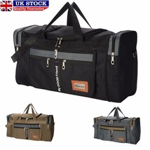 Mens extra large big sports gym holdall bag travel work cabin barrel bag UK - £12.25 GBP