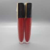 2 L&#39;Oreal Paris Rouge Signature Lasting Matte Lip Color Stain #454 Red - £7.27 GBP