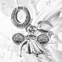 2023 Disney Parks Minnie Mouse Bride Ring &amp; Headband Dangle Pandora Char... - $56.42