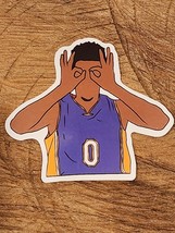 Small NICK YOUNG Sticker Basketball Lakers Wizards Warriors 76ers - £1.55 GBP