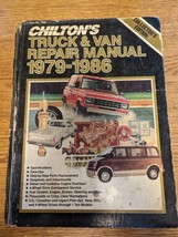 Chilton&#39;s 7655-Truck/Van Repair Manual-1979-86, Ford Toyota Chevrolet Datsun - £7.02 GBP