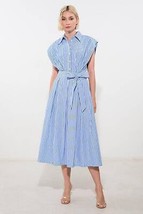 Along The Shoreline Woven Midi Dress - $71.40