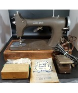 National Rotary Cast Iron Samsonite Sewing Machine - Model R 40 + Attach... - £389.37 GBP