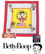 *USA MADE BETTY BOOP AMERICANA BIKER GIRL Bandana Face Mask Neck Scarf H... - $318.34 MXN