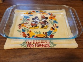 Mickey and Minnie Mouse Fall Thanksgiving XL Trivet Hotpad - £11.79 GBP