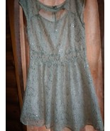 Debs Dress White And Silver - $9.50