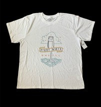 O’Neill First Mate Graphic White XL T-Shirt New w tag - $19.80