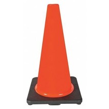 Traffic Cone, Standard Shape, Pvc, 18 In H, Orange, - £25.88 GBP
