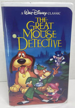 Walt Disney VHS Black Diamond Clamshell The Great Mouse Detective - £4.70 GBP