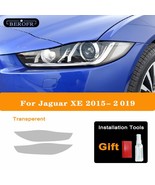  Headlight Protective Tint Film Smoke Black Transparent TPU Protection L... - £91.38 GBP