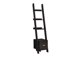 Modern Brown Laminate 69&quot;H Bookshelf Bookcase Etagere Office - $4,044.68 MXN