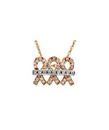 14K Two-Tone Gold Me and My Two Friends Diamond Necklace - $2,639.00