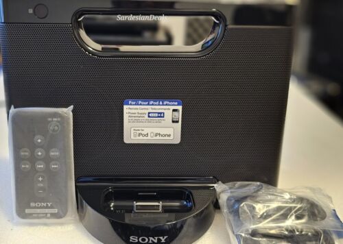 Sony RDP-M5iP iPod iPhone Audio Dock & Accessories In Original Packaging  - £73.02 GBP