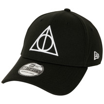 Harry Potter Deathly Hallows New Era 39Thirty Fitted Hat Black - £35.95 GBP