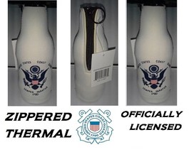 Us U.S. Coast Guard Bottle Koozie Cooler Wrap Insulator Sleeve Jacket Holder - £7.20 GBP+