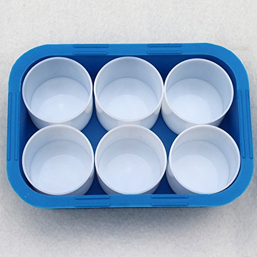 Bluemoona 6 Storage - Watercolor Color Case Empty Palettes for Kids Child Art Cr