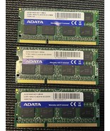 Lot of 3 Adata 4GB DDR3 1600MHz PC12800 SO-DIMM CL11 Laptop RAM - €19,68 EUR