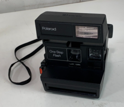 Vintage Polaroid One Step Flash Camera Black Untested - £31.64 GBP