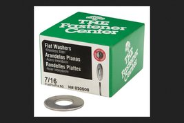 Hillman Stainless Steel 7/16 in. Flat Washer 50 pk - £16.99 GBP