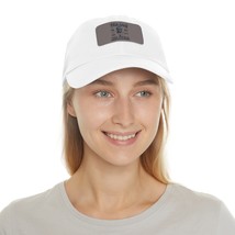 Customizable Dad Hat with Embroidered Leather Patch: Express Yourself in... - £17.74 GBP