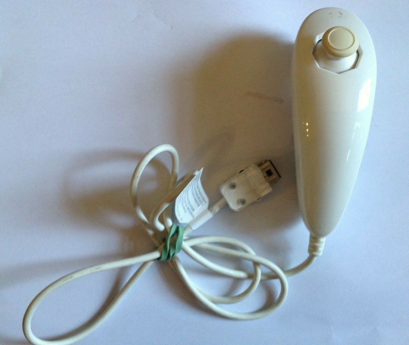 Nintendo Wii  White Wired Nunchuck Game Controller RVL-004 OEM - $7.75