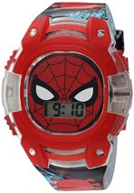 Accutime Marvel Spider-Man Digital Watch for Kids  Durable Plastic Timepiece, L - £21.78 GBP