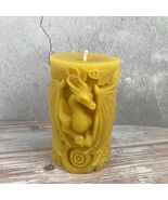 Dragon Pillar Candle – 100% Pure Beeswax - Handmade in Minnesota - $12.50