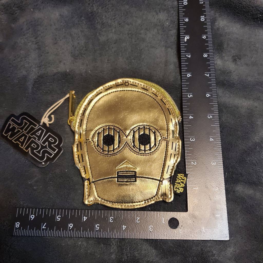 Primary image for Loungefly Disney Star Wars C-3PO OG HEART LOGO Coin Purse Wallet