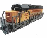 SF Toys Freight Loco Power Pacific #65 Yellow &amp; Gray Locomotive 7&quot; Dieca... - $12.69