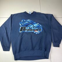 Vintage Denver Broncos NFL Football Pro Player Blue Crewneck Sweater  XL - €21,32 EUR