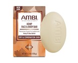 AMBI HEMP FACE &amp; BODY BAR CLEANSING SOAP FOR DRY &amp; COMBINATION SKIN 5.3oz - £3.14 GBP