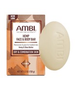 AMBI HEMP FACE &amp; BODY BAR CLEANSING SOAP FOR DRY &amp; COMBINATION SKIN 5.3oz - £3.13 GBP