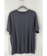 J Crew Performance T Shirt Mens Size XXL Blue Heathered Short Sleeve Tee - $436.41 MXN