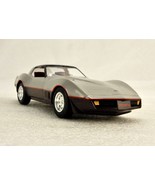 1982 Chevy Corvette, Silver/Dark Claret, ERTL/AMT Dealer Promo, Model #6... - £15.35 GBP