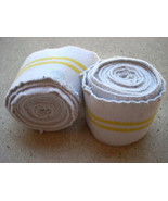 knee wraps vintage double gold stripe 94&quot; long - $474.98 MXN
