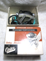 Vintage Collectible Oster STIM-U-LAX Junior Model M-4 Original Box &amp; Pamphlets! - £31.41 GBP