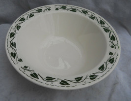 4 Homer Laughlin Sylvan Fruit Dessert Bowls Round Green Ivy Leaves Brittany - £13.02 GBP