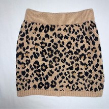 Leopard Print Skirt Girl’s 5 Knit Pencil Straight Animal Winter Classic ... - $17.82