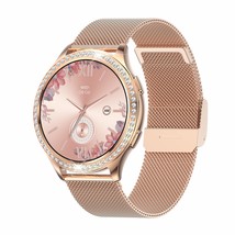 Ak53 Smart Watch Female 1.32-Inch Round Screen Bluetooth Calling Heart Rate Bloo - $111.00