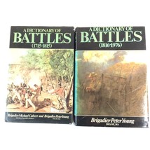 Dictionary of Battles- 2 Vol. Set Brigadiers M. Calvert and Peter Young HC 1979 - £25.50 GBP