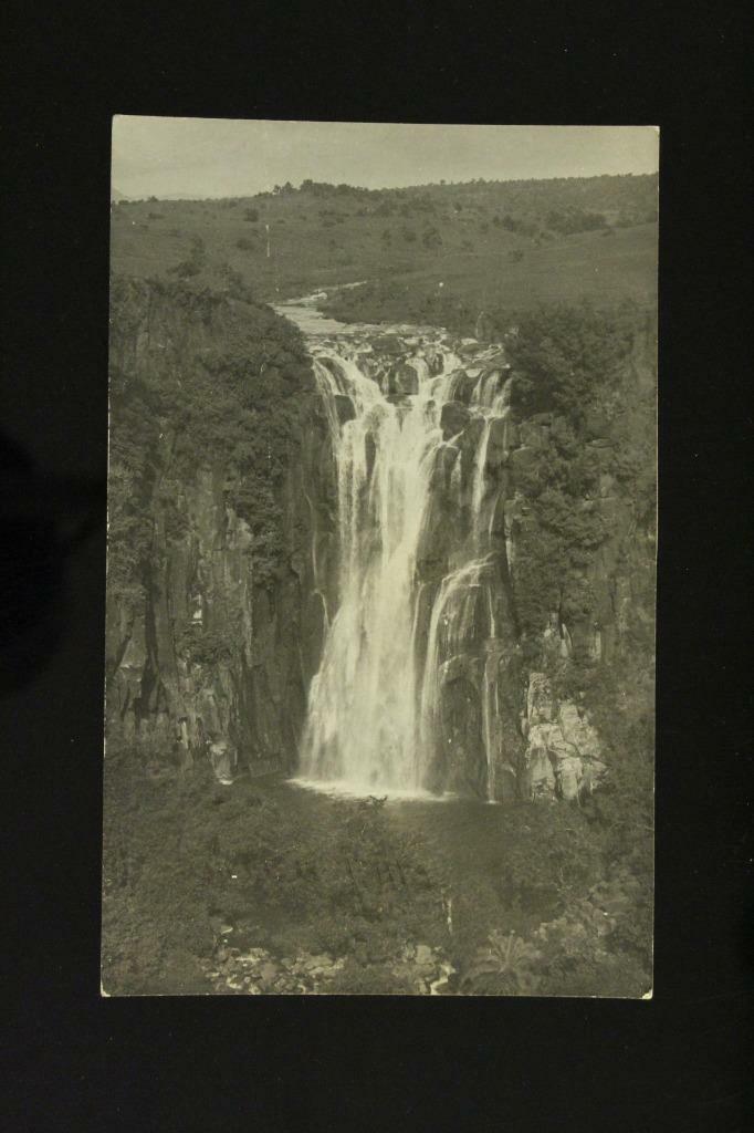 Vintage Postcard RPPC Real Photo Waterfall Patal Pani Falls Mhow Indore ... - $9.66