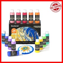 24 Fl Oz Metallic Pouring Paint Set - 23 Colors for Stunning Artistic Cr... - $643.33 MXN