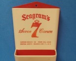 Seagram&#39;s Seven 7 Crown Swizzle Stick Holder 1950s Man Cave Bar Liqueur - £9.56 GBP