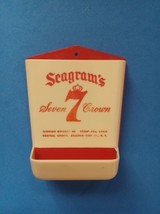Seagram&#39;s Seven 7 Crown Swizzle Stick Holder 1950s Man Cave Bar Liqueur - $12.16