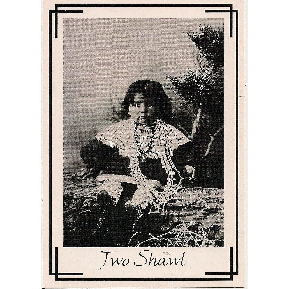 Primary image for Two Shawl Native American Child Of The Brule Sioux Nation Postcard