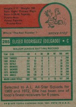 1975 Topps Mini Ellie Rodriguez 285 Angels EX - £0.78 GBP