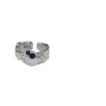 Delicate Cubic Zirconia Rings for Women Fashion Blue Crystal Ring Trend ... - £19.75 GBP
